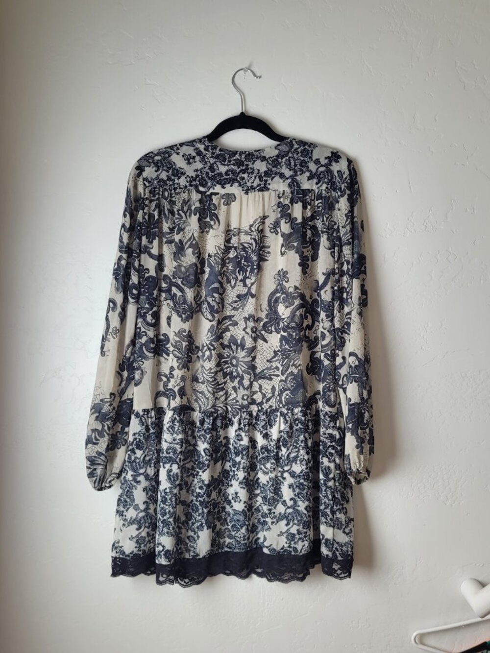 Susan Graver Semi Sheer Boho Tunic - Picture 7 of 8